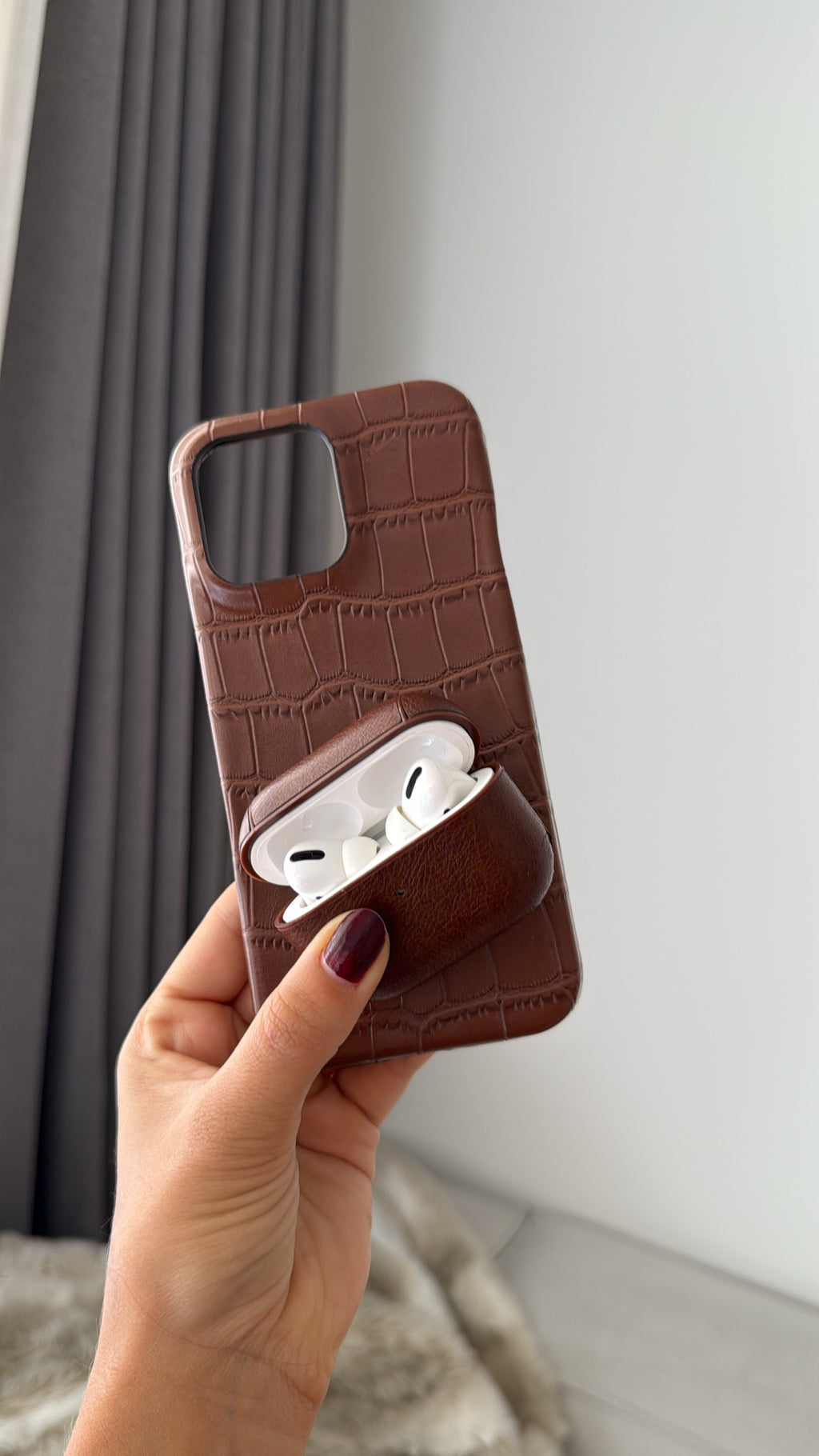 Case AirPods Walnut