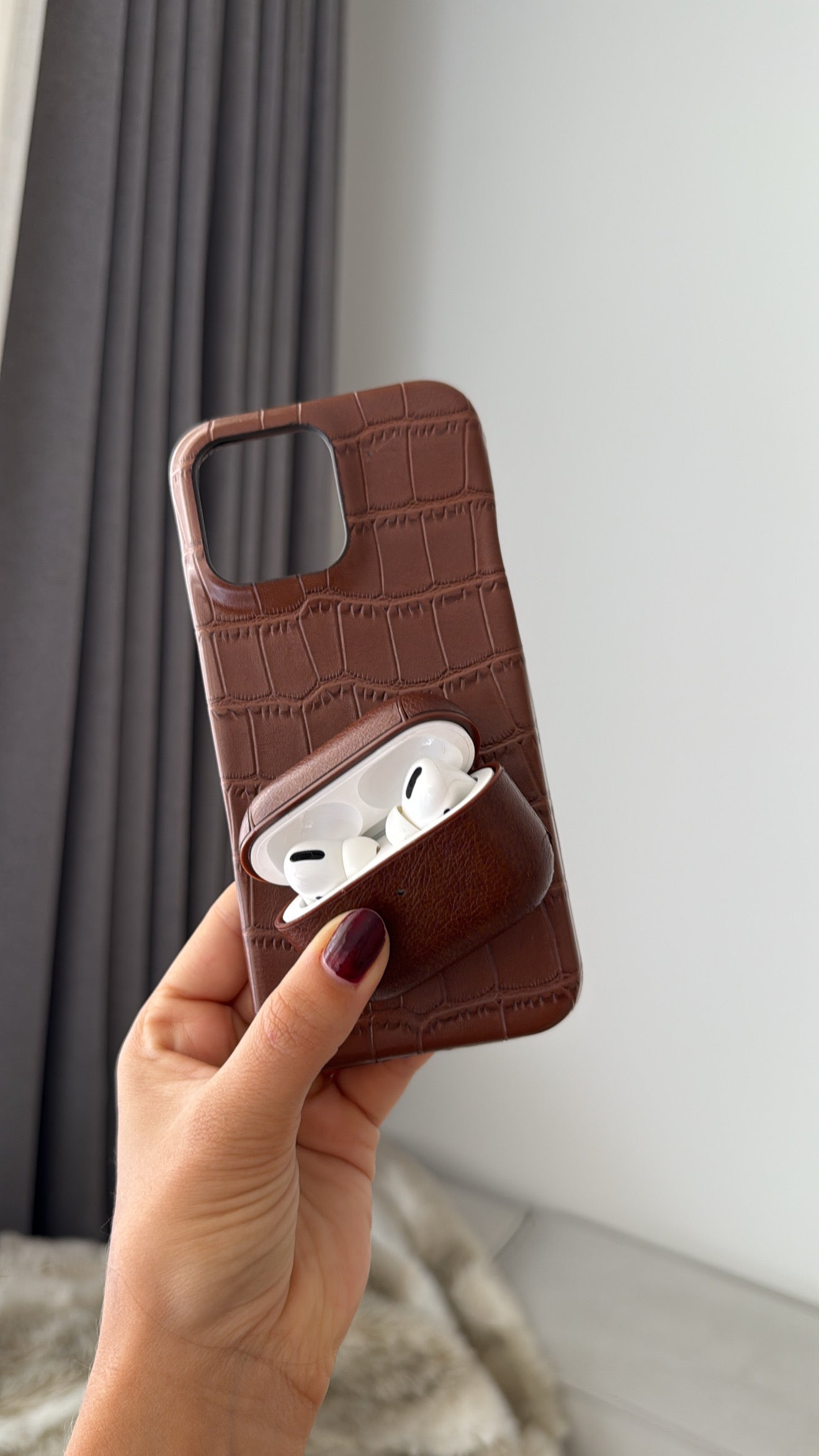 Case AirPods Walnut