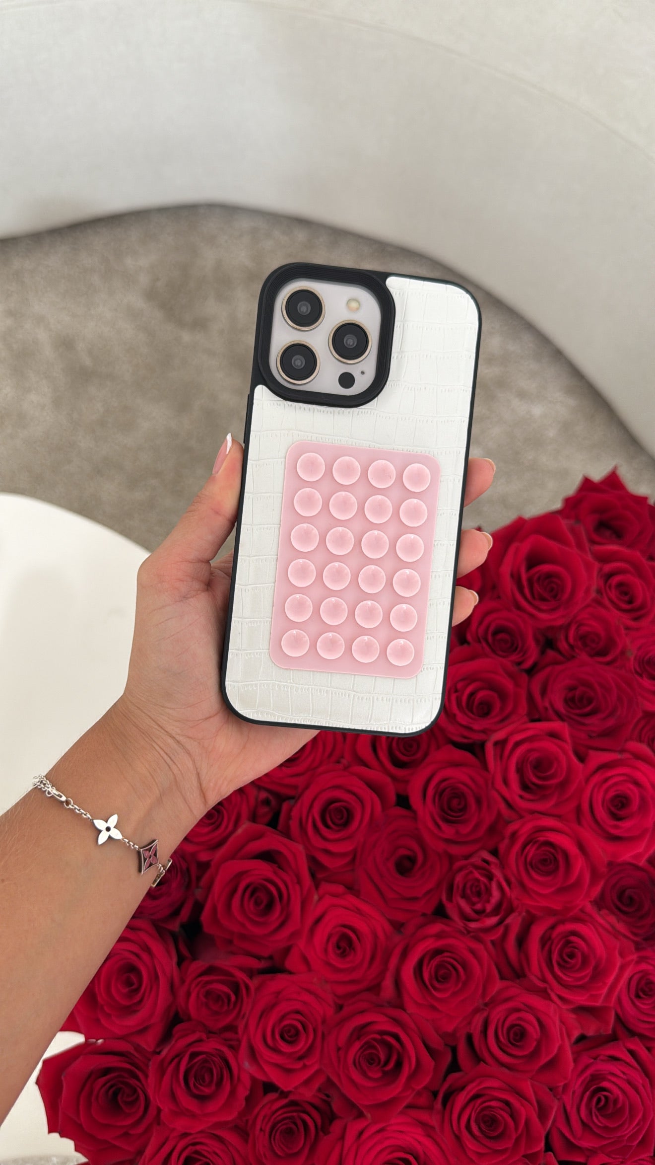 Case Leather White