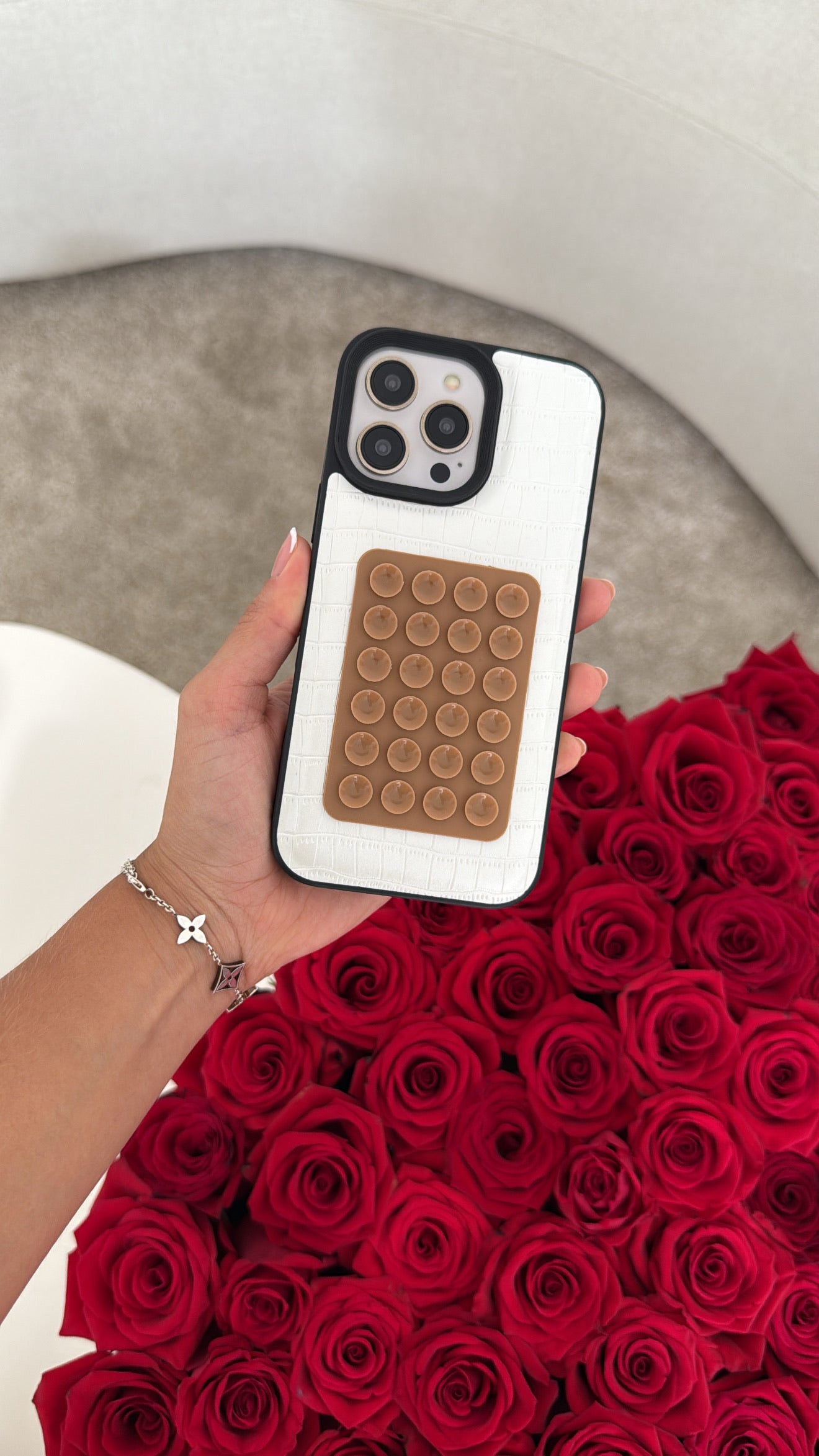 Case Leather White