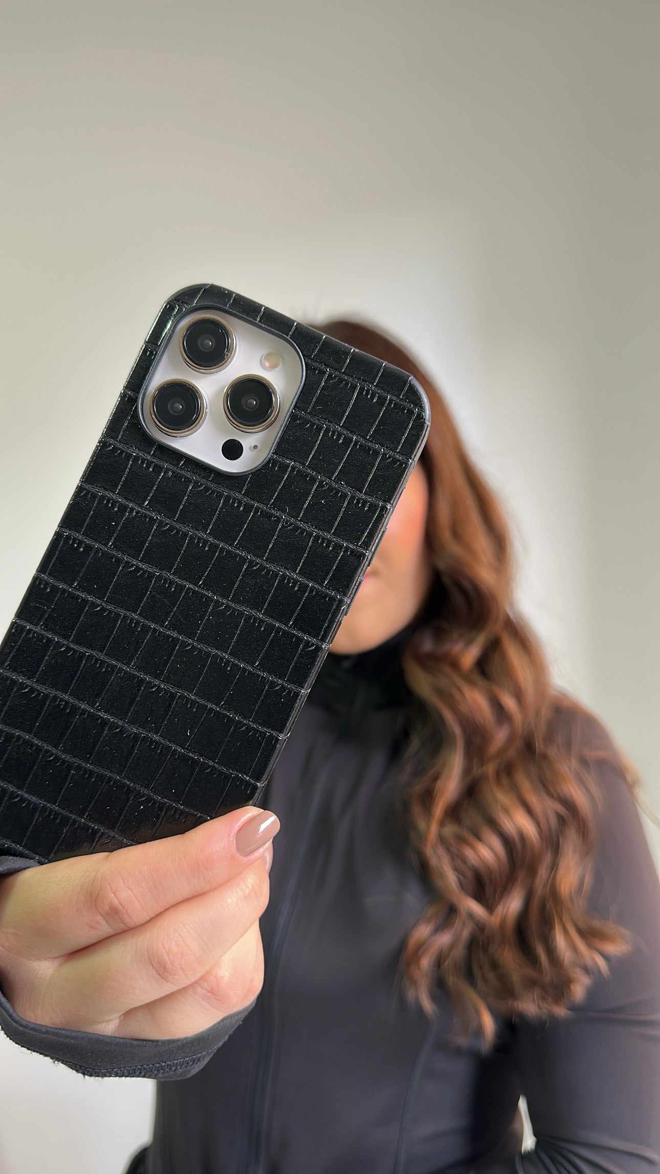 Case Leather Black Mist