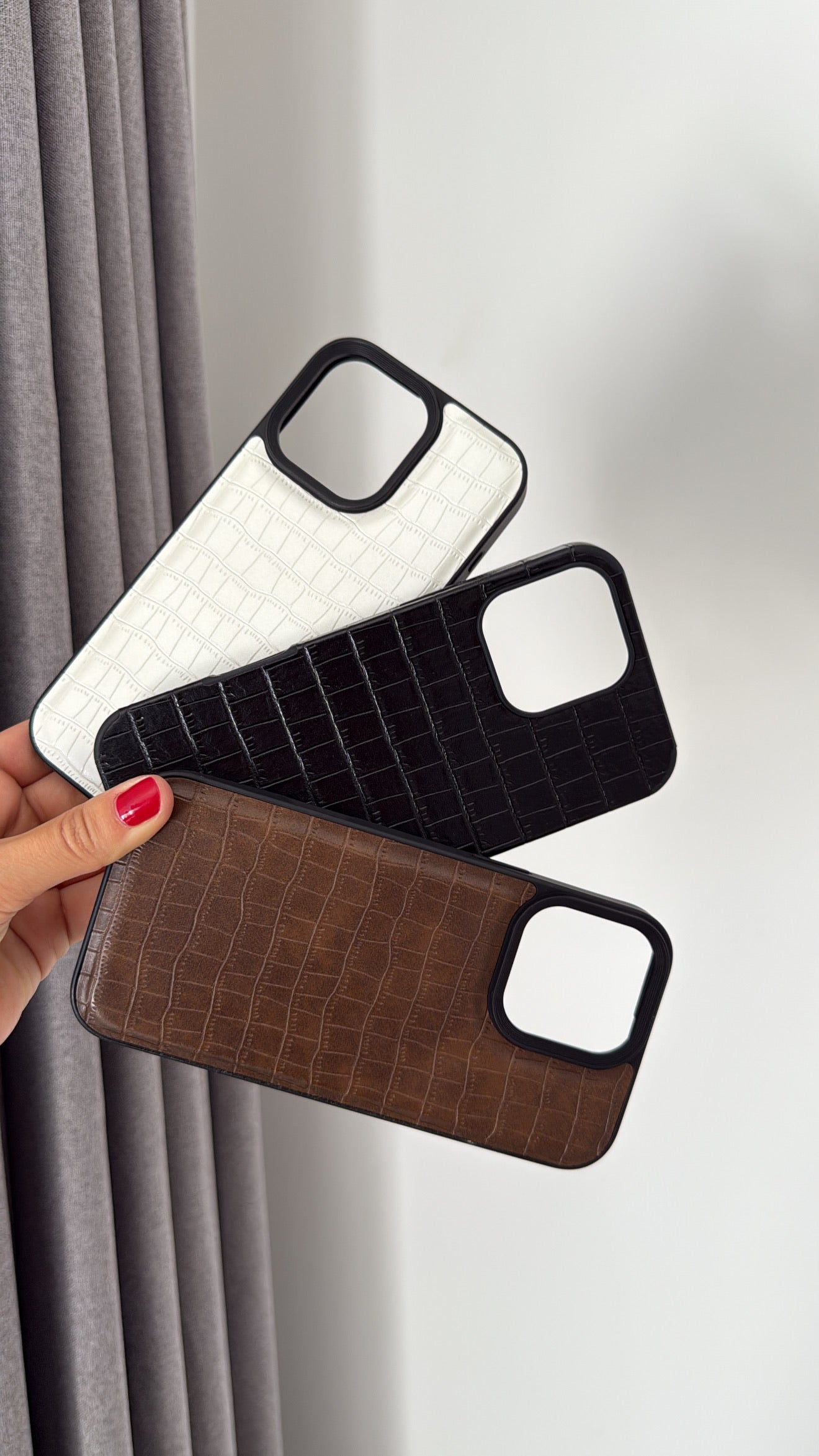 Case Leather Black Mist