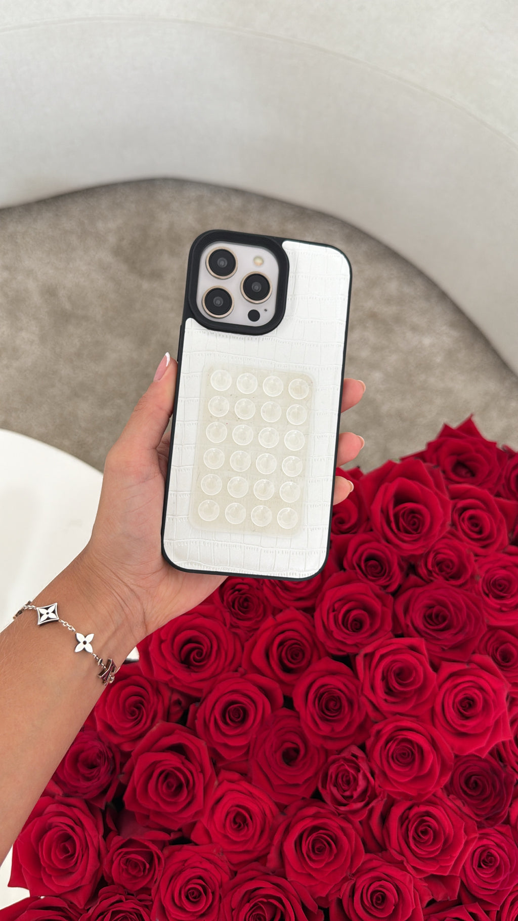 Case Leather White