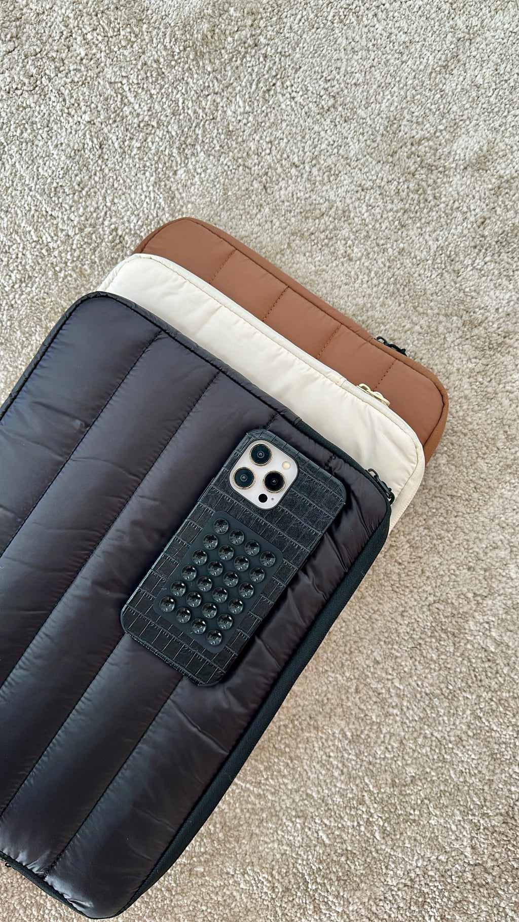 Case Leather Black Mist