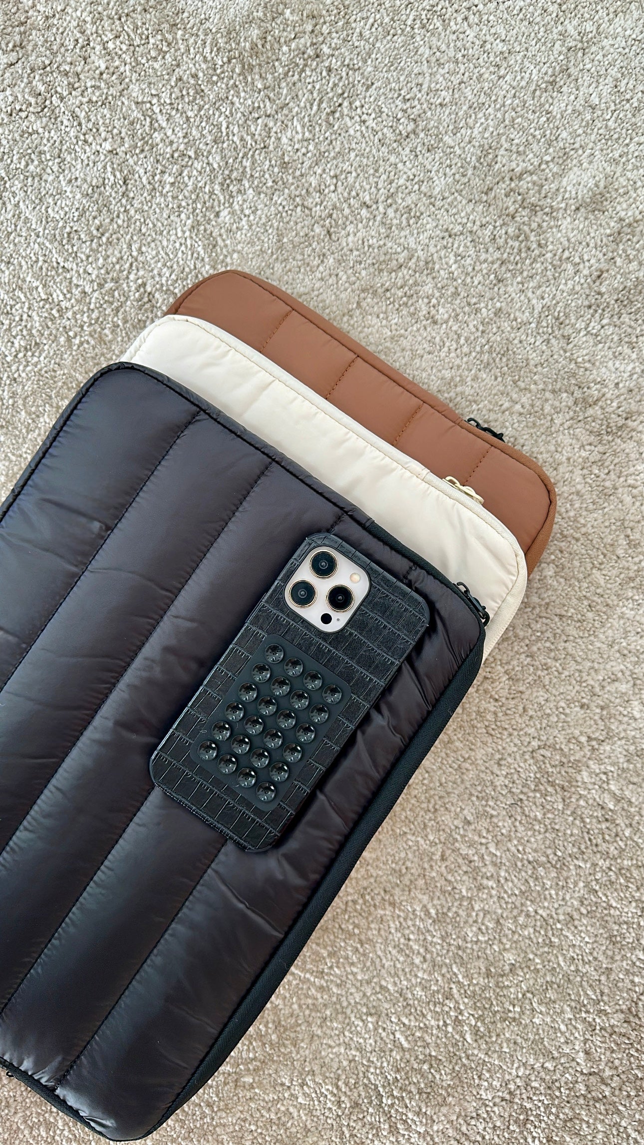 Case Leather Black Mist