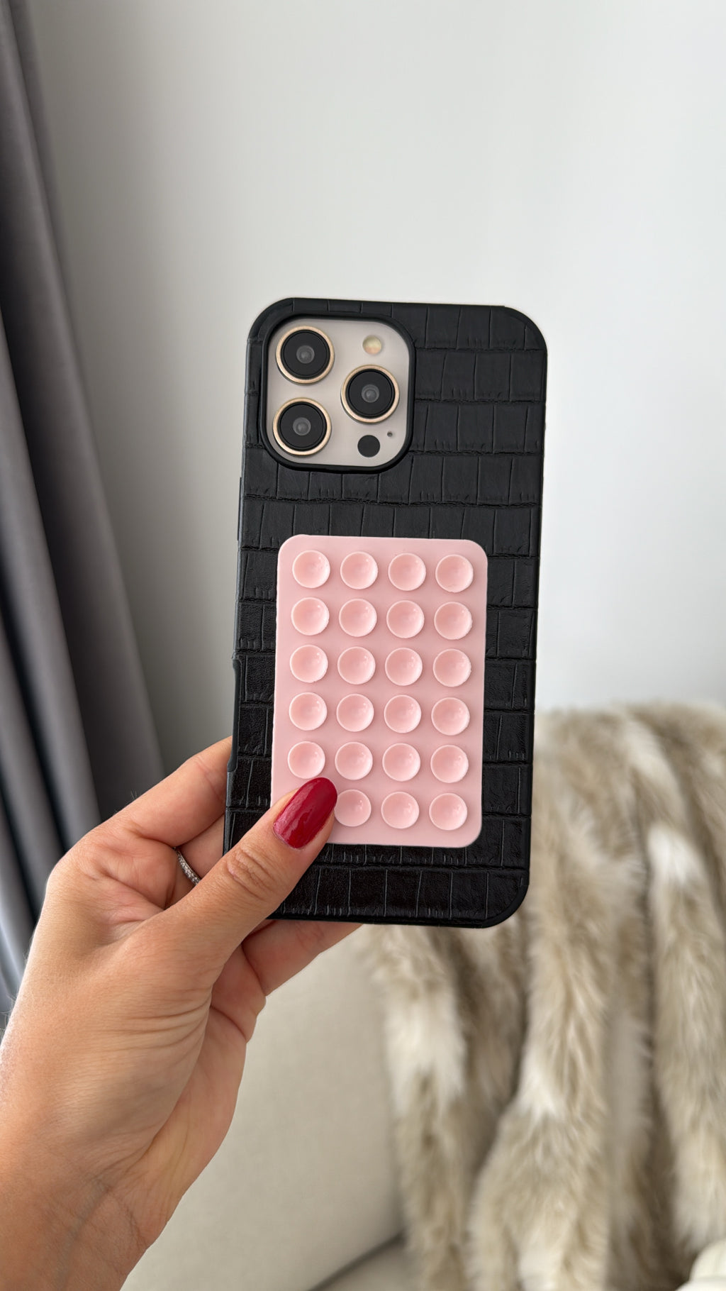 Case Leather Black Mist