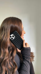 Case Leather Black Mist